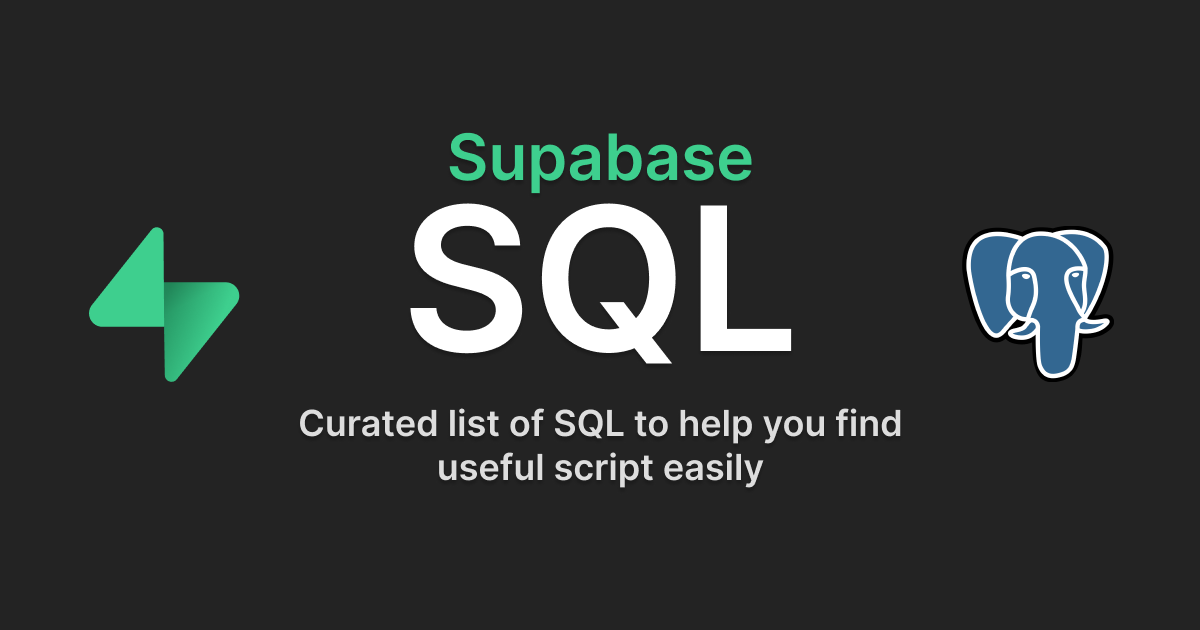 Supabase SQL
